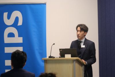 IGT Modality Sales Specialistの土井篤太氏がSmartIQ Technologyを紹介する様子