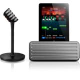 trådløs mikrofon og Bluetooth®-højttaler