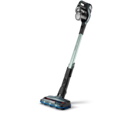 Philips Domestic Appliances SpeedPro Aqua Cordless Vacuum Cleaner FC6728/01  with Vacuum and mop System Denim Blue Metallic, Medium