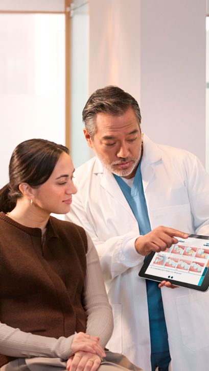 Showing patient screen