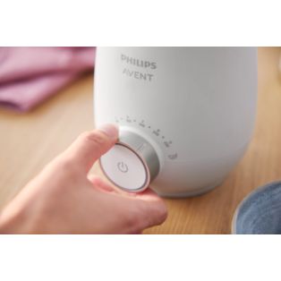 Avent Premium Fast bottle warmer for even warming