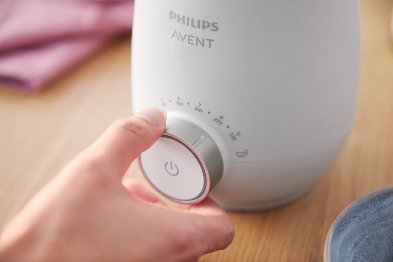 PHILIPS Avent Scf358/00 Scaldabiberon Per Un Riscaldamento Rapido E  Uniforme Di Latte E Alimenti Per Bambini, Bianco