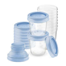Avent Breast milk storage cups