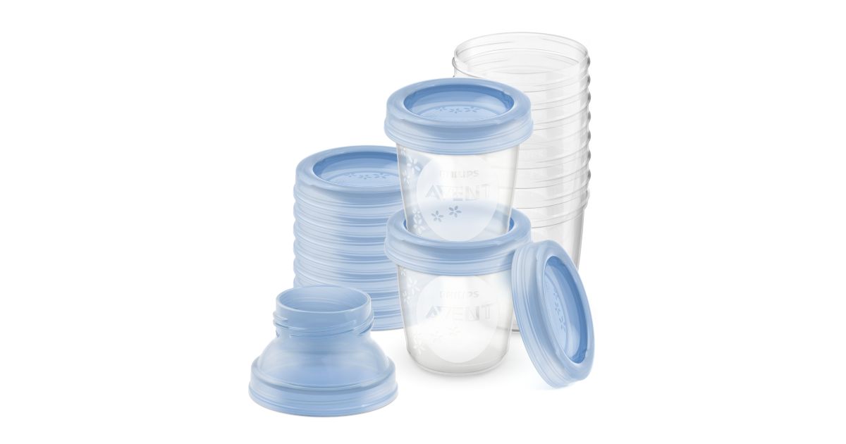 Philips Avent Poháriky na uskladnenie materského mlieka SCF618/10 - hlavný produktový obrázok Philips