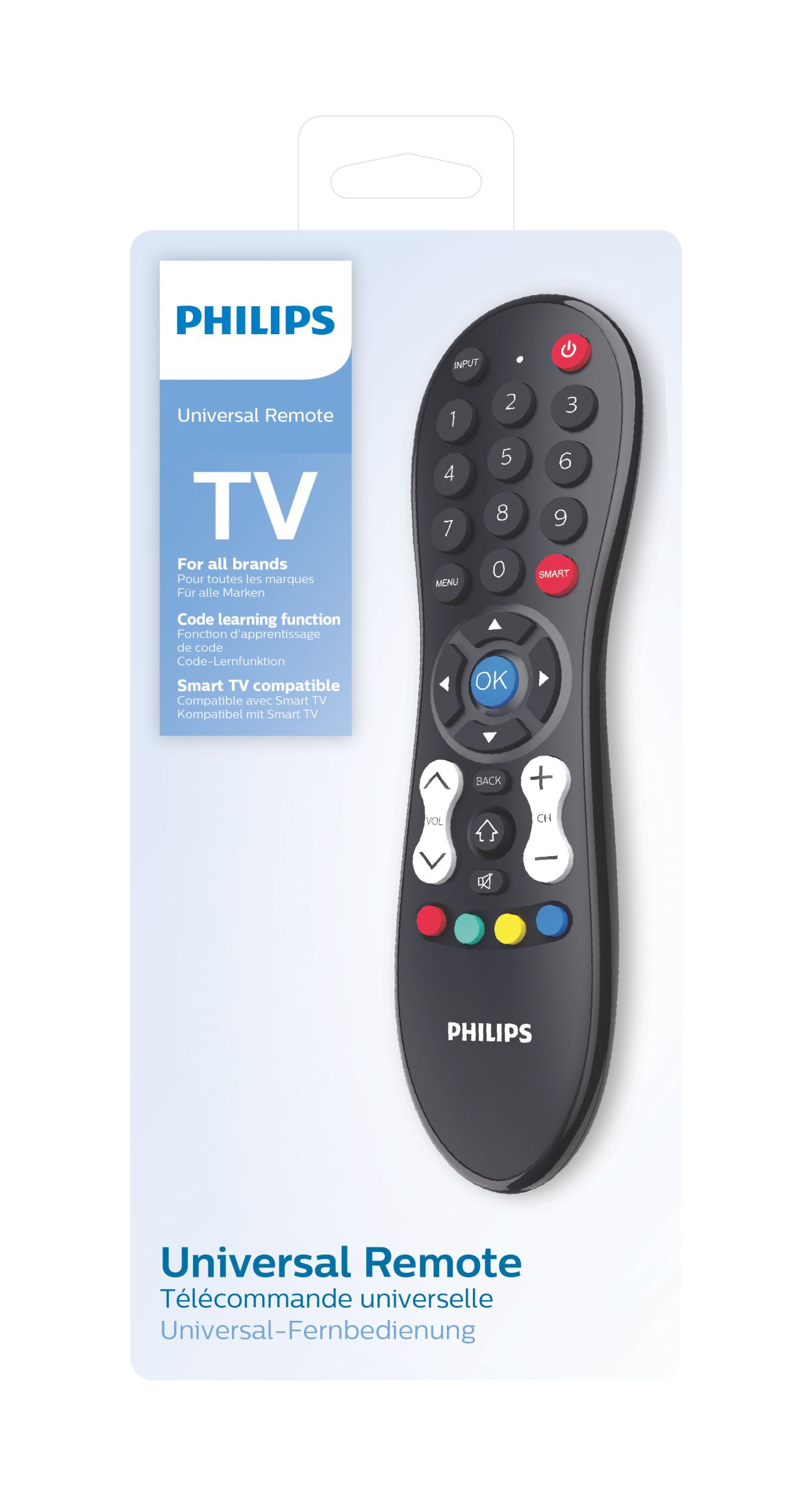 Mando a distancia Universal para TV Philips, compatible con 2