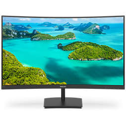Monitor Välvd LCD-skärm med Full HD