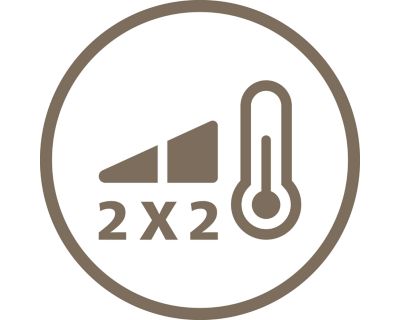 2 heat and speed setting