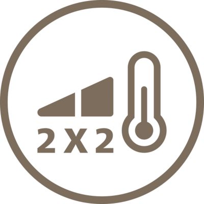 2 karstuma un ātruma iestatījumi