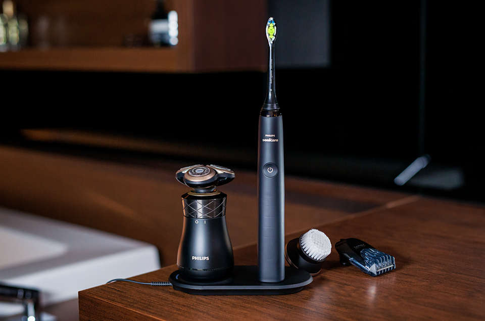 magie kapperszaak Encommium Premium men's care kit electric shaver and toothbrush S8880/88 | Norelco