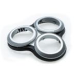 A brace for fastening your shaving heads