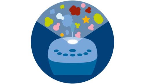 Calma a tu bebé con el proyector con luz nocturna