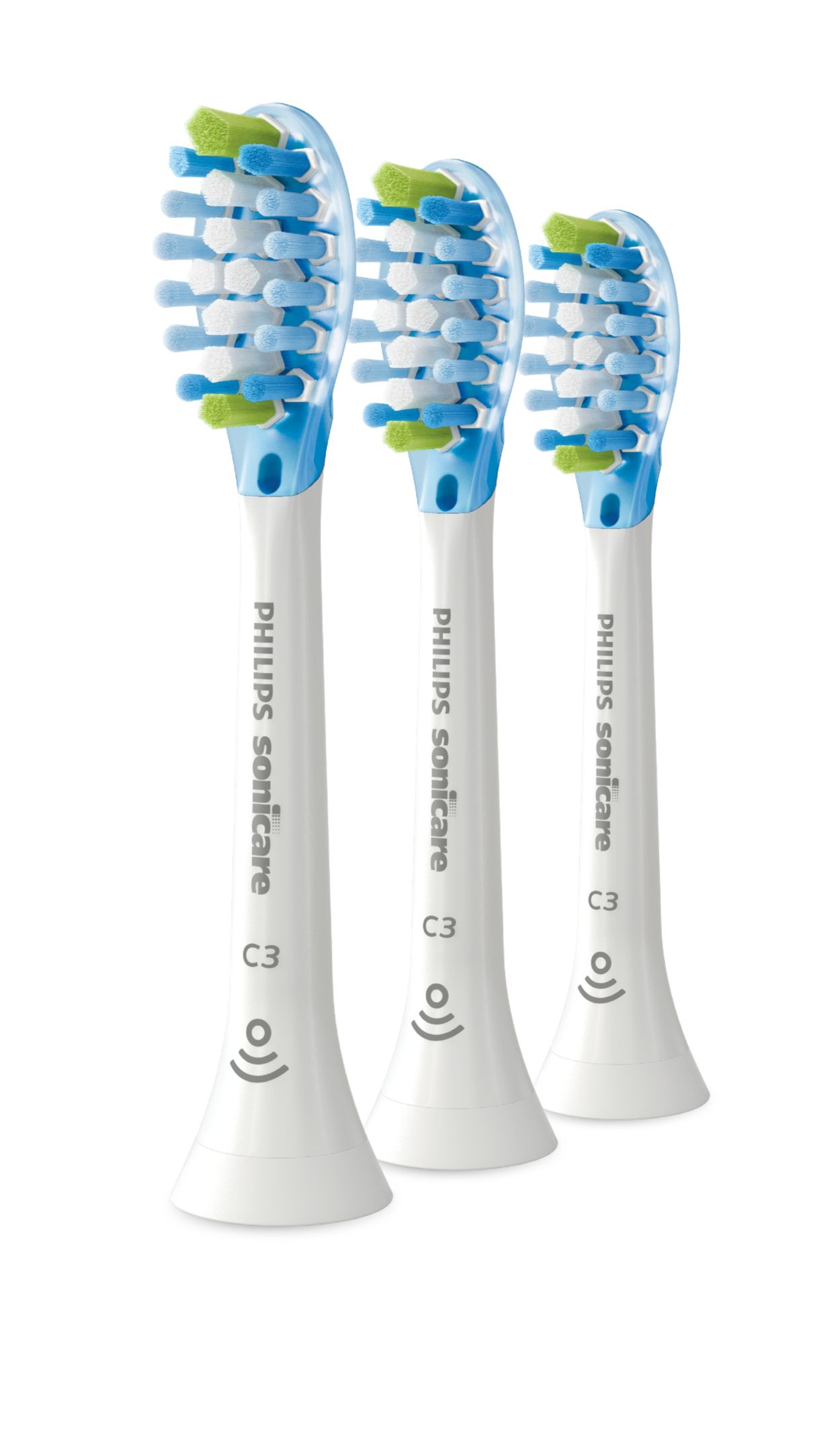 C3 Premium Plaque Control Standard sonic toothbrush heads HX9043 