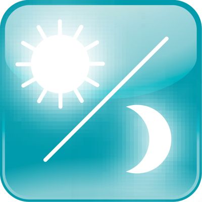 Dimmable: stays on night and day