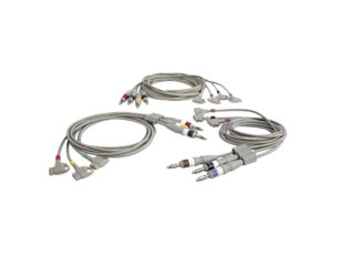 Long Complete Lead Set Diagnostic ECG Patient Cables and Leads