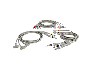 Long Complete Lead Set Diagnostic ECG Patient Cables and Leads