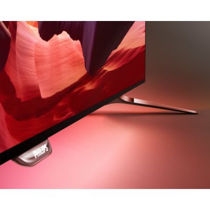 4K UHD изключително тънък LED телевизор, работещ под Android