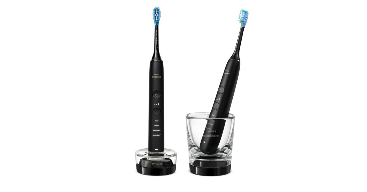 Sonicare DiamondClean 9000 Set 2 Periuţe de dinţi electrice cu