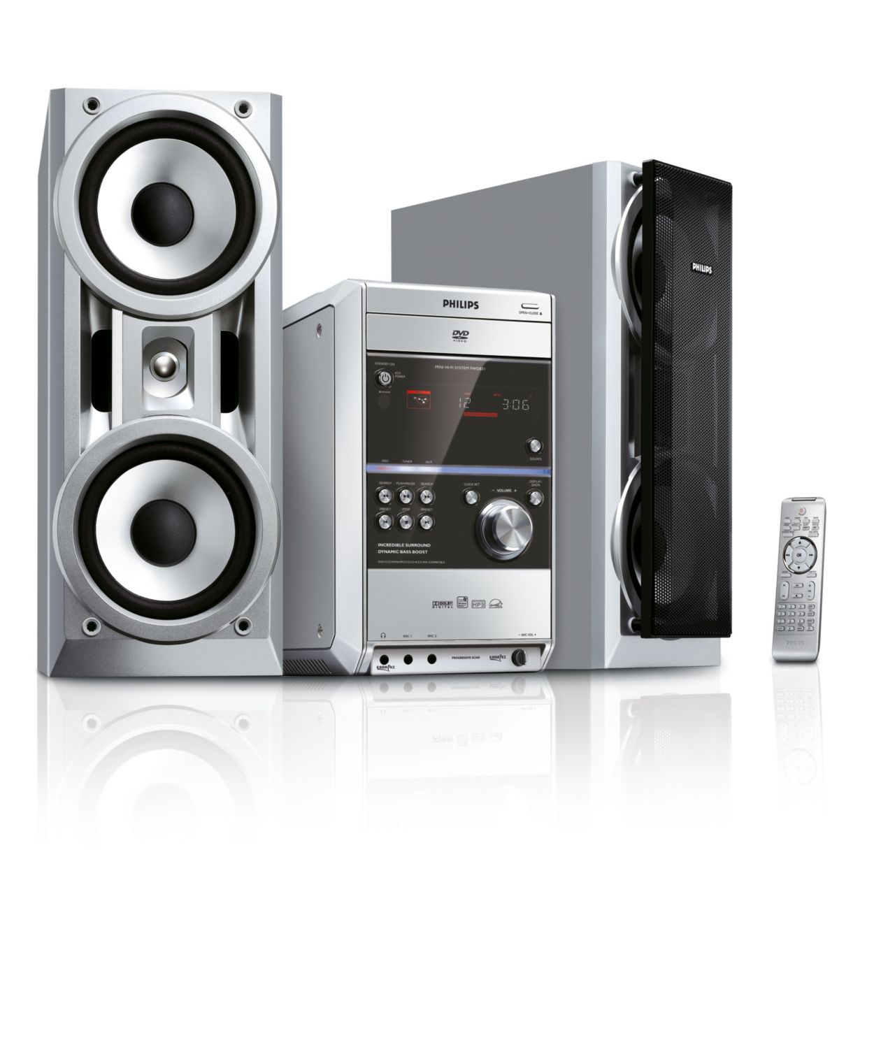 DVD Mini Hi-Fi sistemi FWD831/12 | Philips