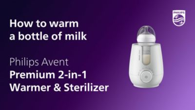 Warming a bottle of milk