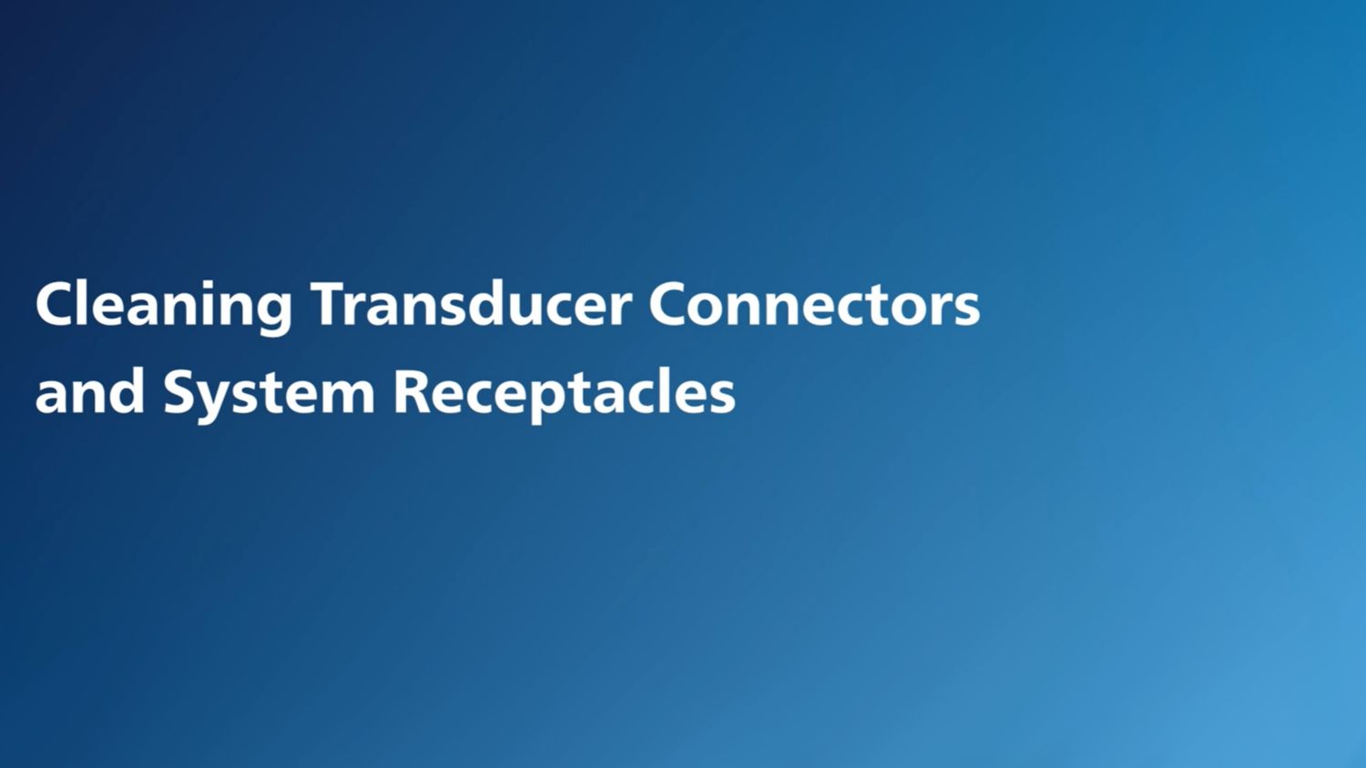 cleaning transducer video still