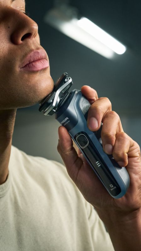 Man shaving