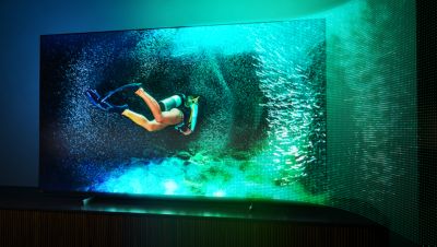 Big-screen brilliance. Mini LED TV.