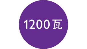 1200 瓦轻柔吹干，打造靓丽发型