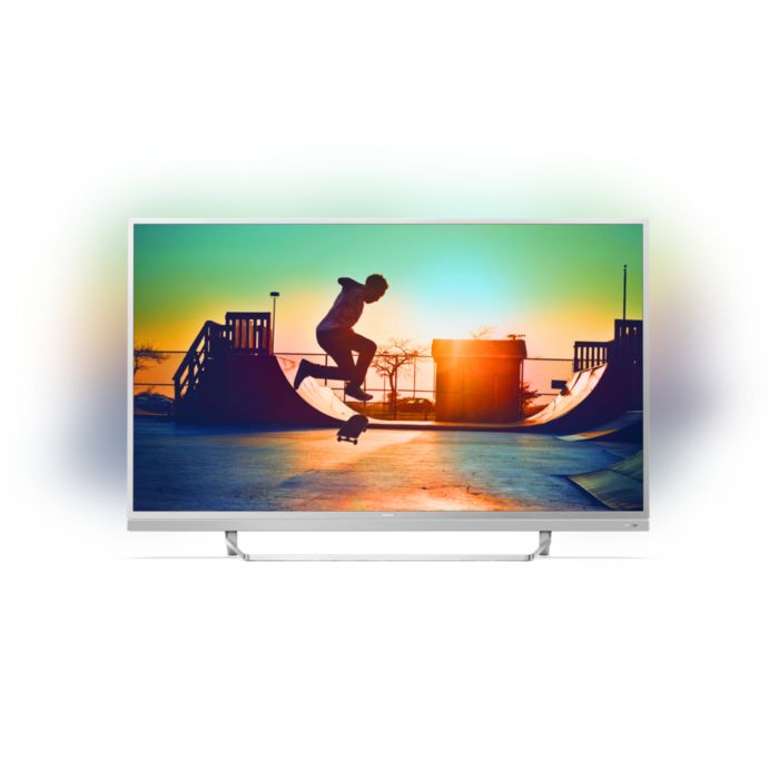 Ultraflacher 4K UHD-LED-Fernseher powered by Android TV