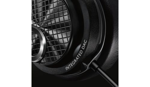 Geïntegreerde DAC en versterker om overal te genieten van muziek met hoge resolutie