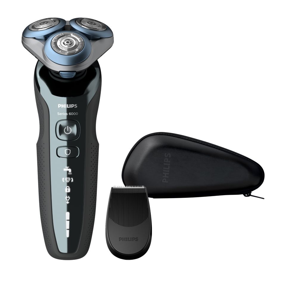 Shaver series 6000 Wet and dry electric shaver S6630/11