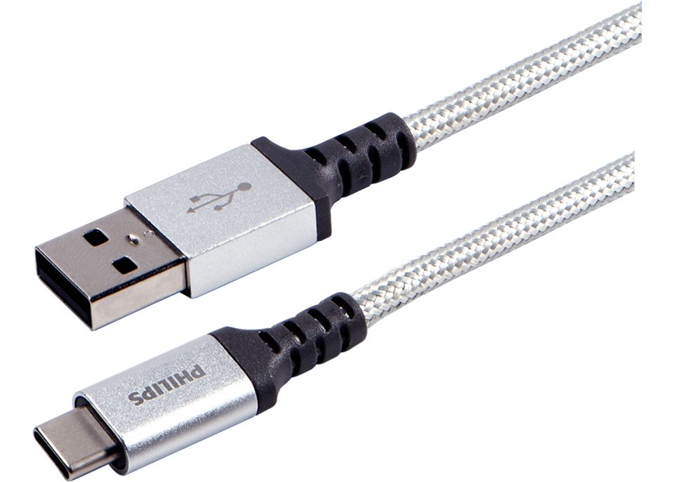 Premium braided USB-C cable aluminum connector