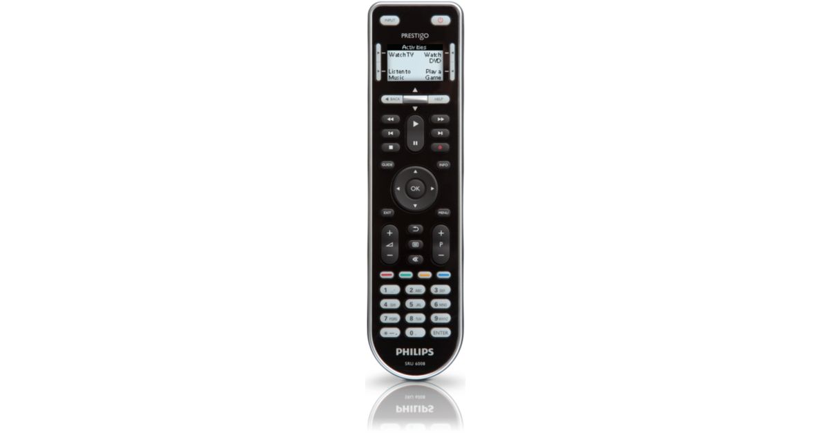 Prestigo Universal remote control SRU6008/27 | Philips