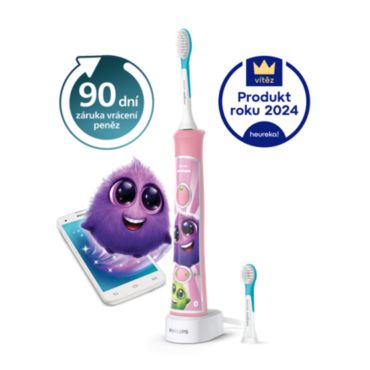 Philips Sonicare For Kids Sonický kartáček pro děti od 3 let s herní aplikací