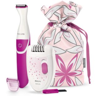 Epilator, trimmer bikinilijn