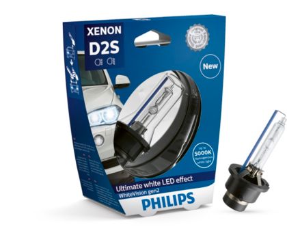 Xenon WhiteVision gen2 Xenon car headlight bulb 85122WHV2S1 | Philips