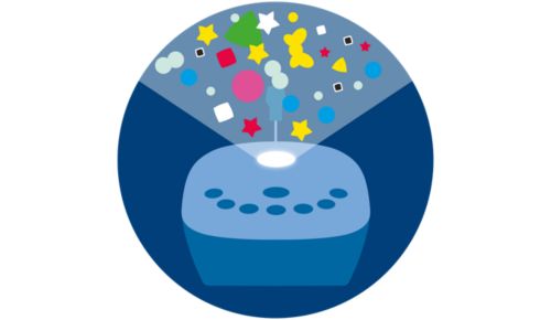 Spokojniejsze dziecko dzięki projektorowi gwiazdek