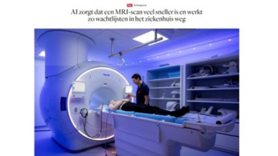 Ai verbetert de snelheid van mri-scans