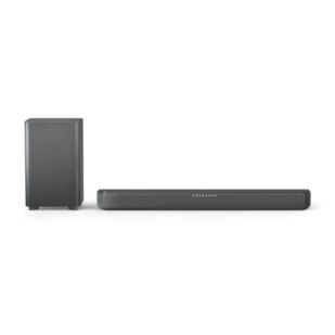 Soundbar 2.1 s bezdrôtovým subwooferom