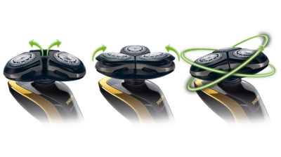 Le système Philips GyroFlex 3D s'adapte à chaque courbe du visage