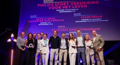 Philips-team viert SponsorRingen-prijzen voor PSV-campagnes