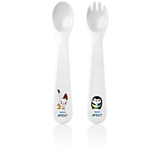 SCF712/00 Philips Avent Toddler fork and spoon 12m+
