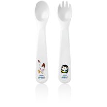 Toddler fork and spoon 12m+