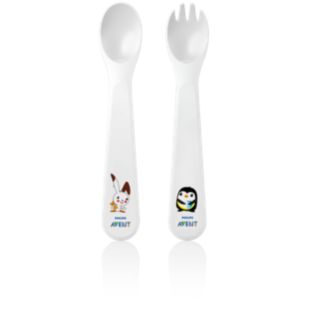 Avent Gabel + Löffel für Kinder ab 12 Monaten