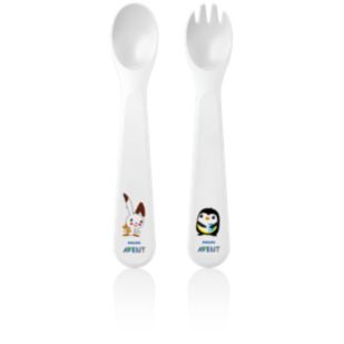 Avent Toddler fork and spoon 12m+