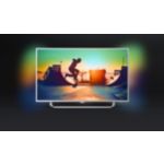 Itin plonas 4K LED televizorius su „Android“