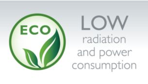 Low radiation and power consumption