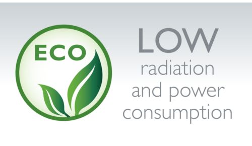 Lage straling en laag energieverbruik