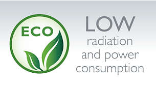 Low radiation and power consumption