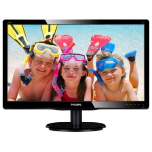 Monitor LCD dengan lampu latar LED