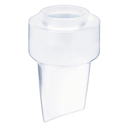 Allows milk to flow into the bottle